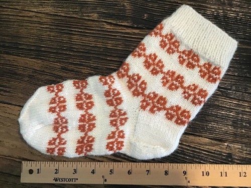 New Women’s Handmade 100% Wool Socks Sheep Hand Knitted Super Warm,One Size(6-9) - Picture 3 of 12