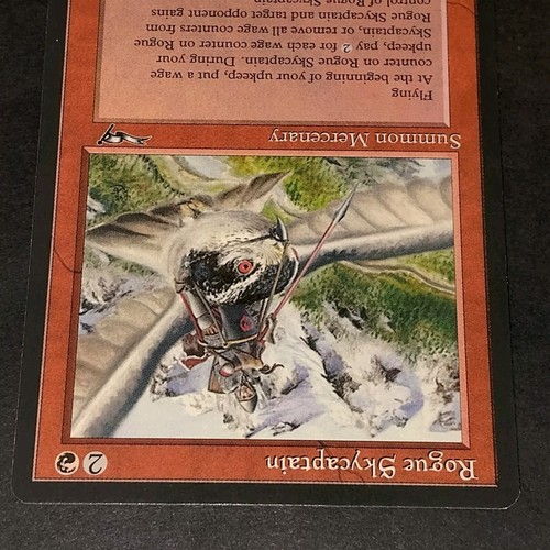 MTG Magic The Gathering Card NM - Rogue Skycaptain - Rare Red 1996 Alliances - Picture 5 of 8