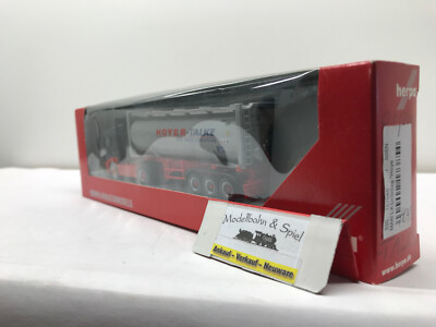 Herpa - man TGA LX Drucksilocontainer-sattelzug Hoyer-talke 151085 