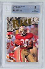 1993 Action Packed All-Madden 24K Gold #7G Jerry Rice - GRADED BGS 9 MINT