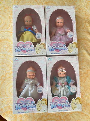 NIB 4 Rosie O'Neill's Kewpie as Sleeping Beauty, Snow White, Alice Wonderland &