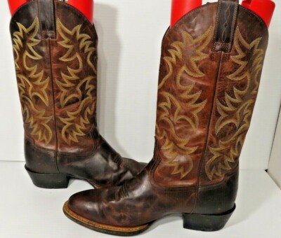 Men Ariat Heritage R Toe western cowboy boots leather  display picture 1