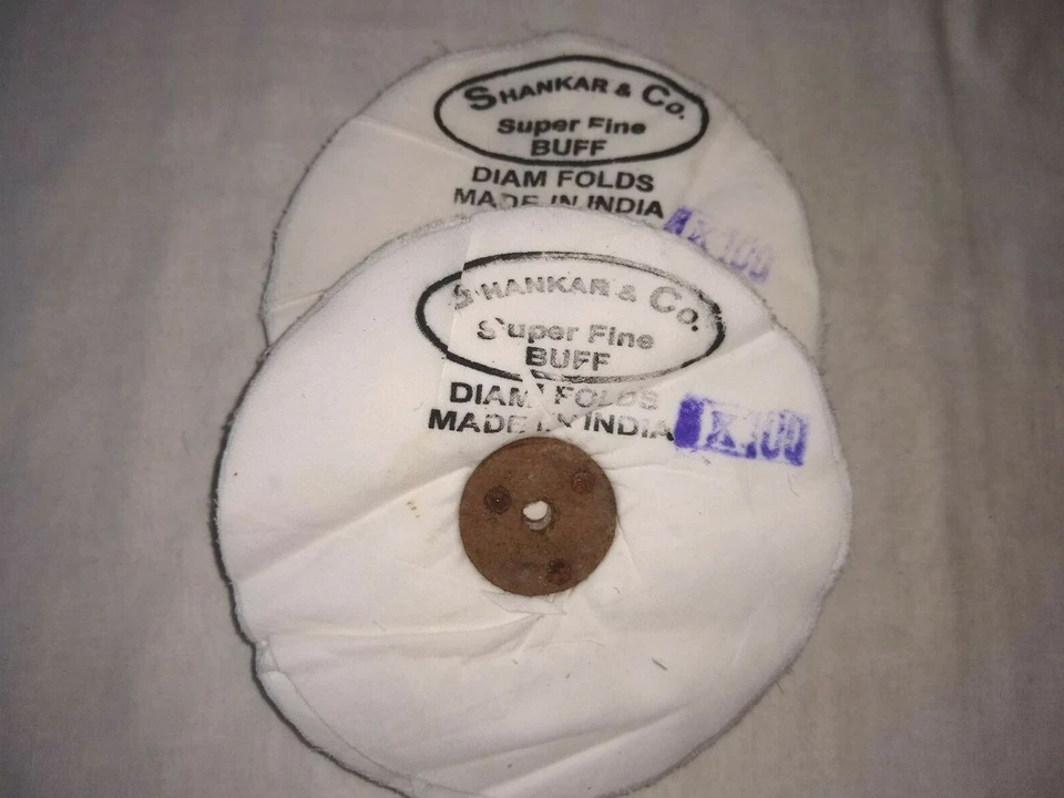 Roue de polissage de tissu de coton Power Buff 150 mm 1 pièce 100 plis livrai... - Photo 3/4