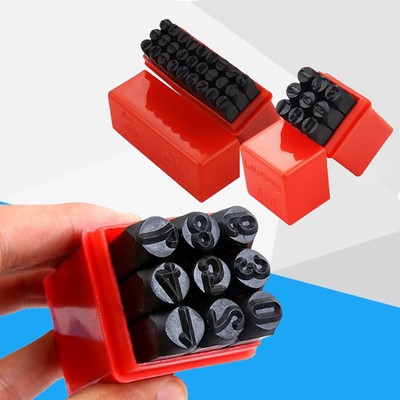 Alphabet Letter Number Stamp Punch Hardened Steel Metal DIY Craft Mold Tools UcO