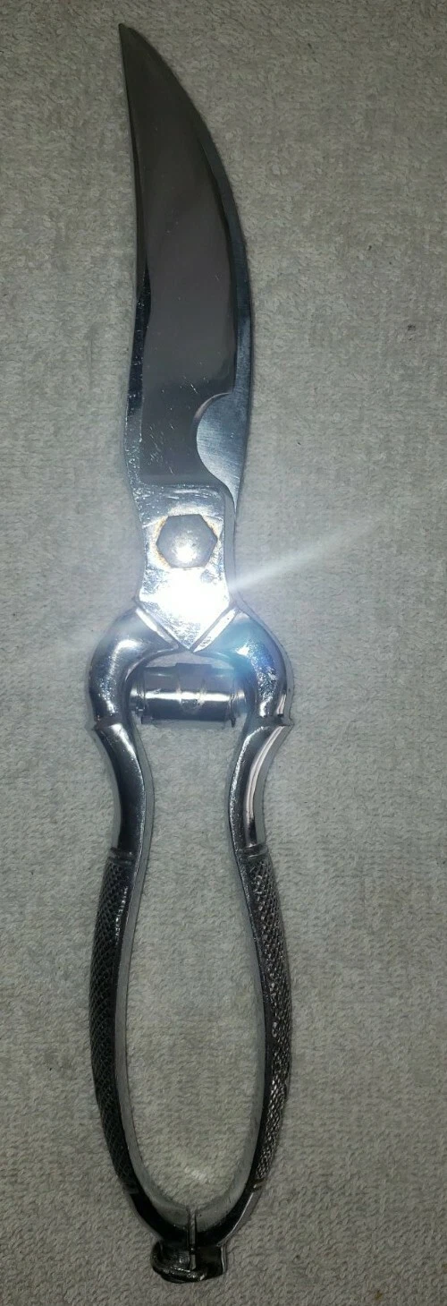 Vintage H. BOKER & Co. Stainless Steel Poultry Kitchen Shears - Made in Germany.