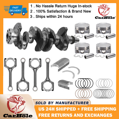 G4NA Engine Rebuild Kit -Crankshaft Con Rods Kit For HYUNDAI KIA Soul 2.0L 12-19