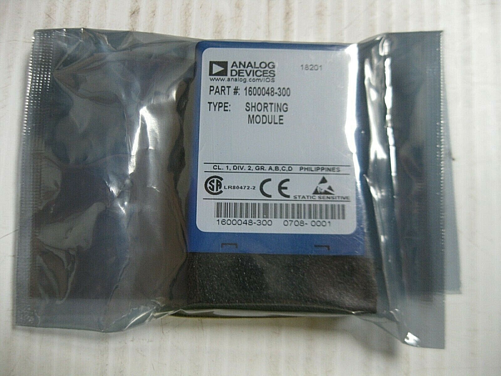Analog Devices Shorting Module 1600048300 for sale online eBay