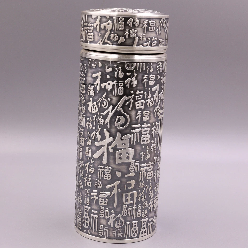 Pure S999 Fine Silver Trinkbecher Healthy All Bless Trinkflasche 75g 5,5in - Bild 3 von 4