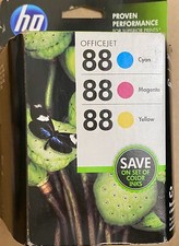 Genuine HP 88 Ink Cartridge 4-Pack BlackXL ,Cyan, Magenta, Yellow