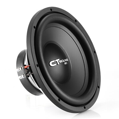 CT Sounds Bio 12” 800-Watt Dual 4-Ohm Car Subwoofer