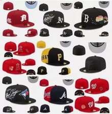 2025 New Mens Flat Fitted Full Closed Caps Sp...