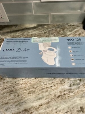 Luxe Bidet NEO 120 Non Electric Self Cleaning Easy To Install NOB