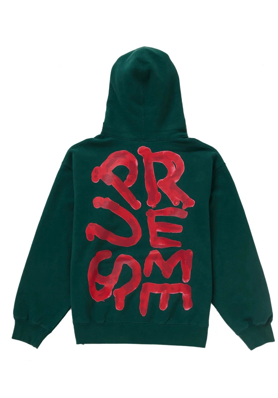 SUPREME NY SWEAT SHIRT À CAPUCHE VERT FONCÉ TAILLE PETITE SS24 TOUT NEUF