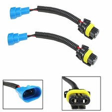 9005 HB3 9145 H10 Extension Wiring Harness Sockets for Headlights DRL Fog Lights