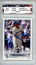 2022 Topps Update Series Rookie Julio Rodriguez #US44 AGC Gem Mint 10 Mariners