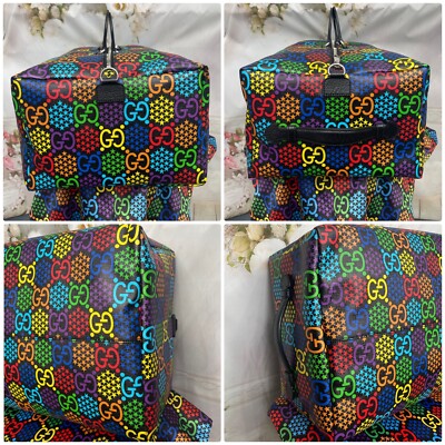 Gucci “gg” Large Psychedelic Leather Bag Limited edition Gucci Psychedelic GG Leather Backpack. Limited edition. | eBay main image 2