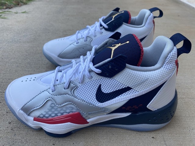 Nike Jordan Zoom '92 (gs) White/obsidian-true Red Cn9138 101 US Sz 7y for  sale online | eBay