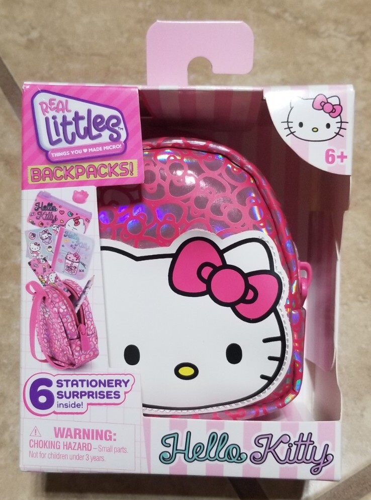 Real Littles Sanrio Hello Kitty Mini Backpack With 6 Stationery