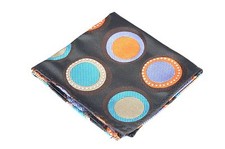 Lord R Colton Masterworks Pocket Square - Gray Supermassive Hole - Silk 75 New