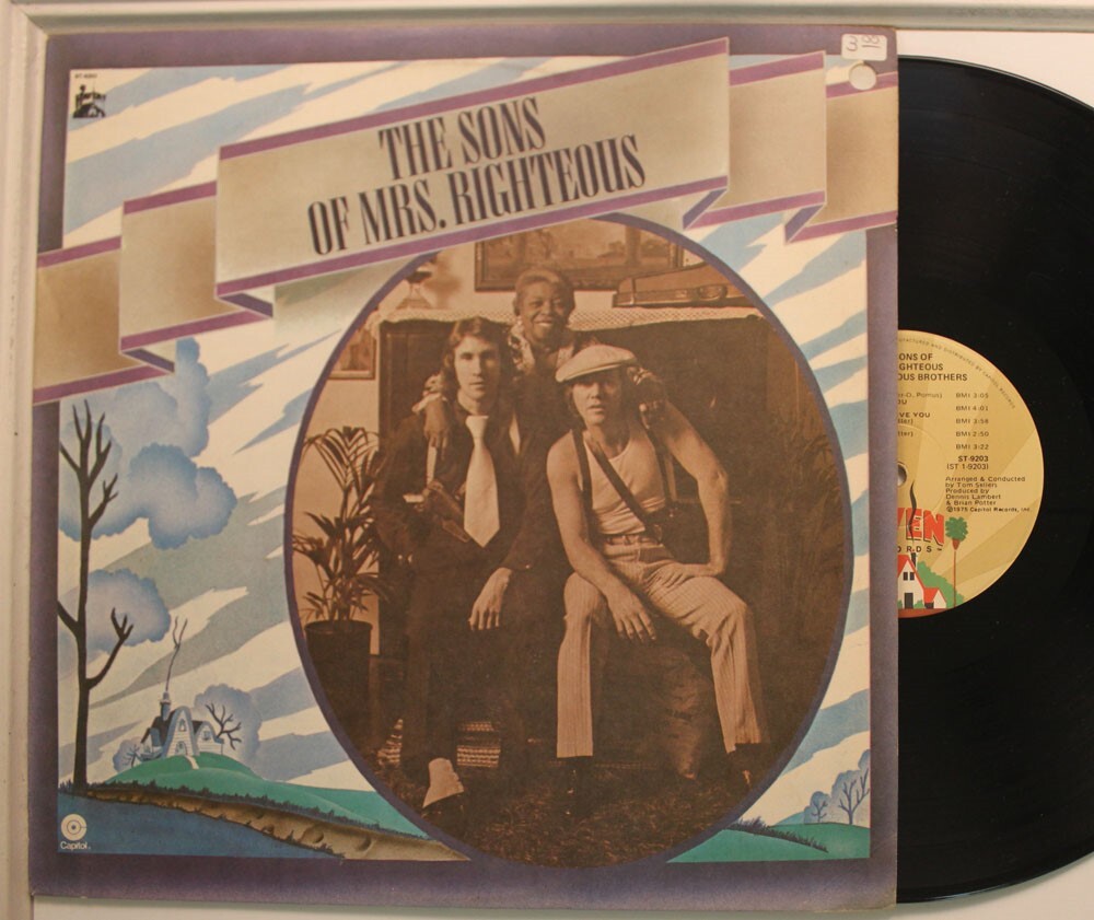 AOR LPレコードTHE SONS OF MRS. RIGHTEOUS The Righteous Brothers – The Sons Of Mrs. Righteous – Vinyl