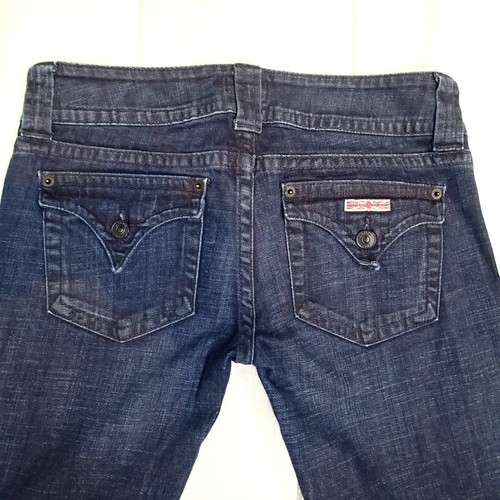 HUDSON Womens Signature Midrise Bootcut Size 26 Jeans Triangle Flap Pocket b1a - Picture 9 of 12