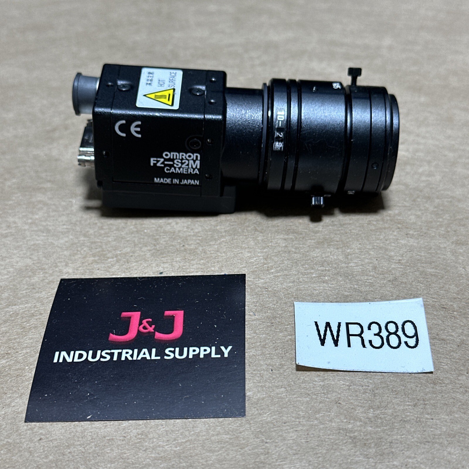 PREOWNED Omron Corp Industrial Camera FZ-S2M & FZ-LEH Adjustable Lens + WARRANTY