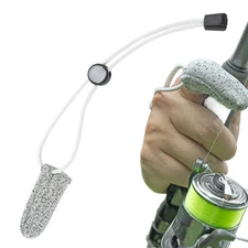 2x Surf Fishing Casting Gloves Single Finger Protector Line Non-slip Adjustable