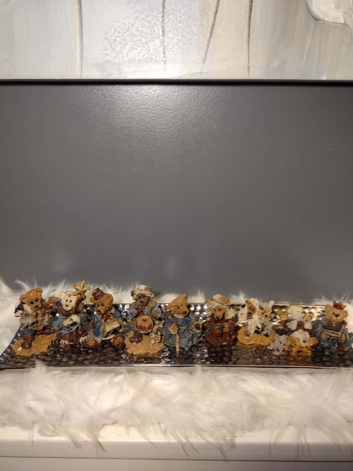 Vintage Lot Of 9 Boyd's Bear Friends Figurines With Box & Authenticity Cards