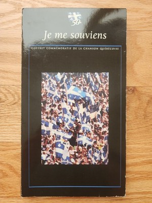 Je Me Souviens 3CD Box Set Quebec French Music Chanson Compilation Francophone
