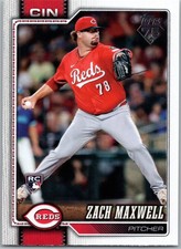 2026 Topps Zach Maxwell Rookie Card RC #143 Reds
