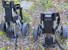 BIG MAX 3-Rad Golftrolley faltbar, Schwarz/Si...