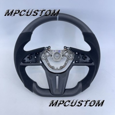 Real Carbon Fiber Steering Wheel Fit For Nissan GT-R GTR R35 2017-2024