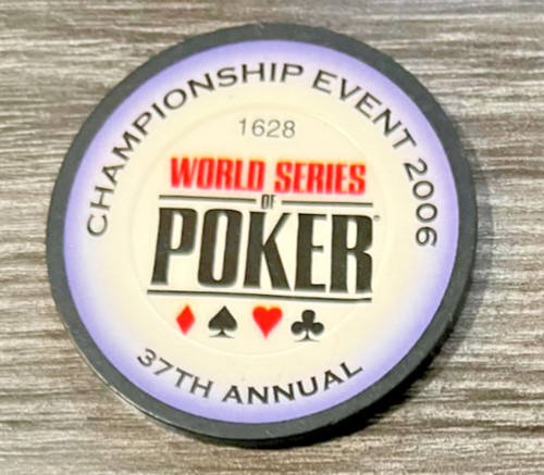 WSOP All In Oversized Chip 2006 Championship Event Limited Edition Circulation