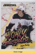 2023-24 Upper Deck Credentials Highly Anticipated Logan Cooley #HA-7 READ iv9