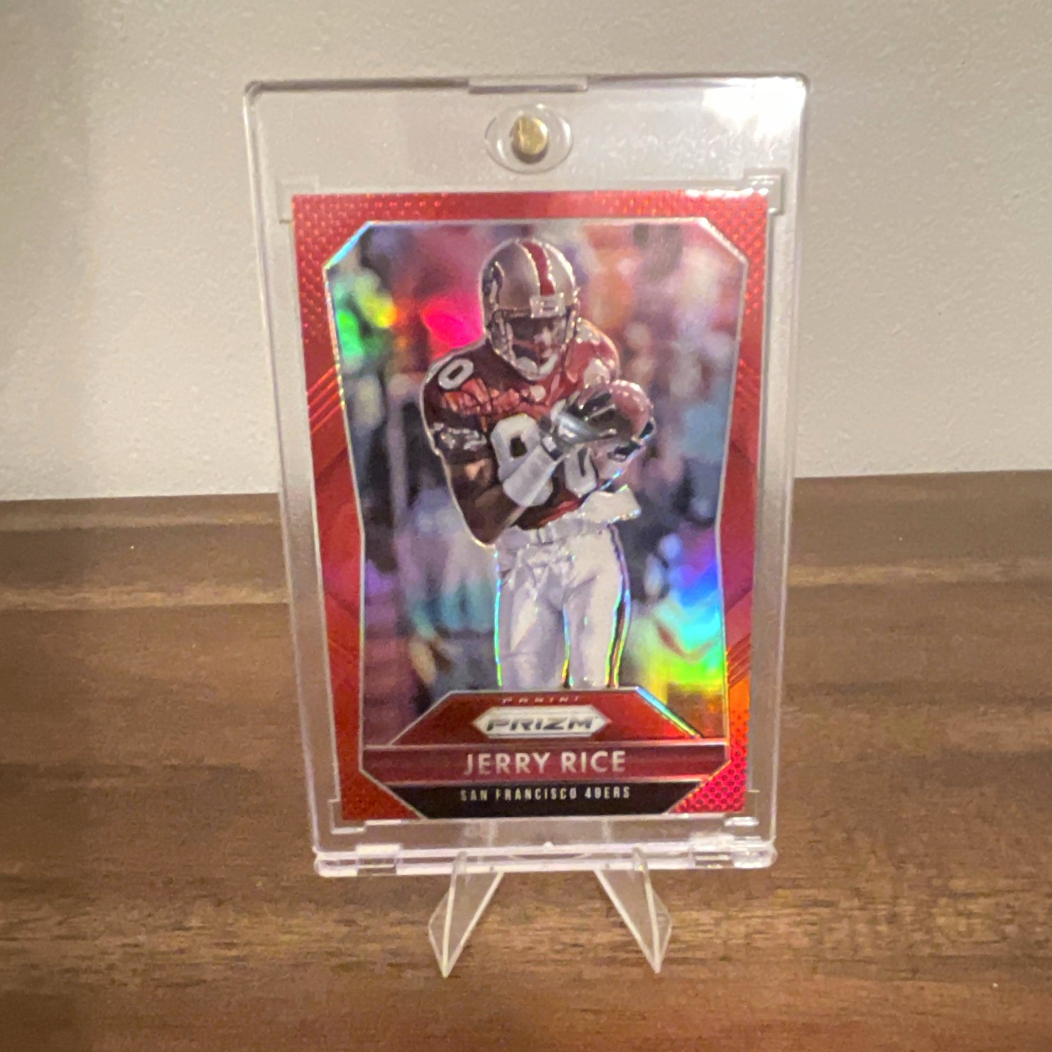 2015 Panini Prizm Jerry Rice San Francisco 49ers #80 Red Prizm Retail SSP Rare