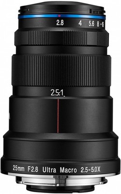 LAOWA 25mm f2,8 Ultra Macro 2,5-5x für Nikon F | Laowa Objektiv