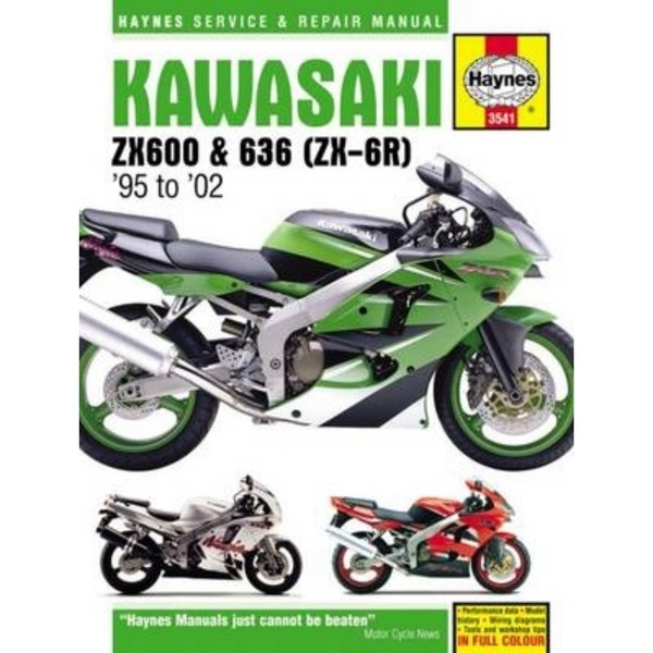 Kawasaki Motorrad ZX600, 636 (ZX-6R) Ab 1995-2002 Reparaturanleitung Haynes-image