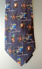 Looney Tunes Cravatta pura seta Bugs Bunny e Taz originale