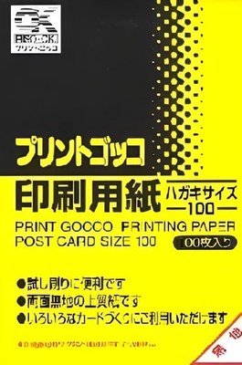 [Ideal Science] Print Gokko printing paper 100 postcards