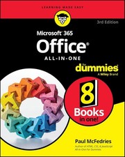 Microsoft 365 Office All-in-One For Dummies by Paul McFedries Paperback Book