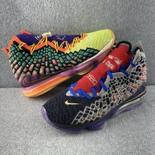 Nike LeBron 17 EP 'What The' Men?s Size 10.5 Black Basketball Shoes Sneakers