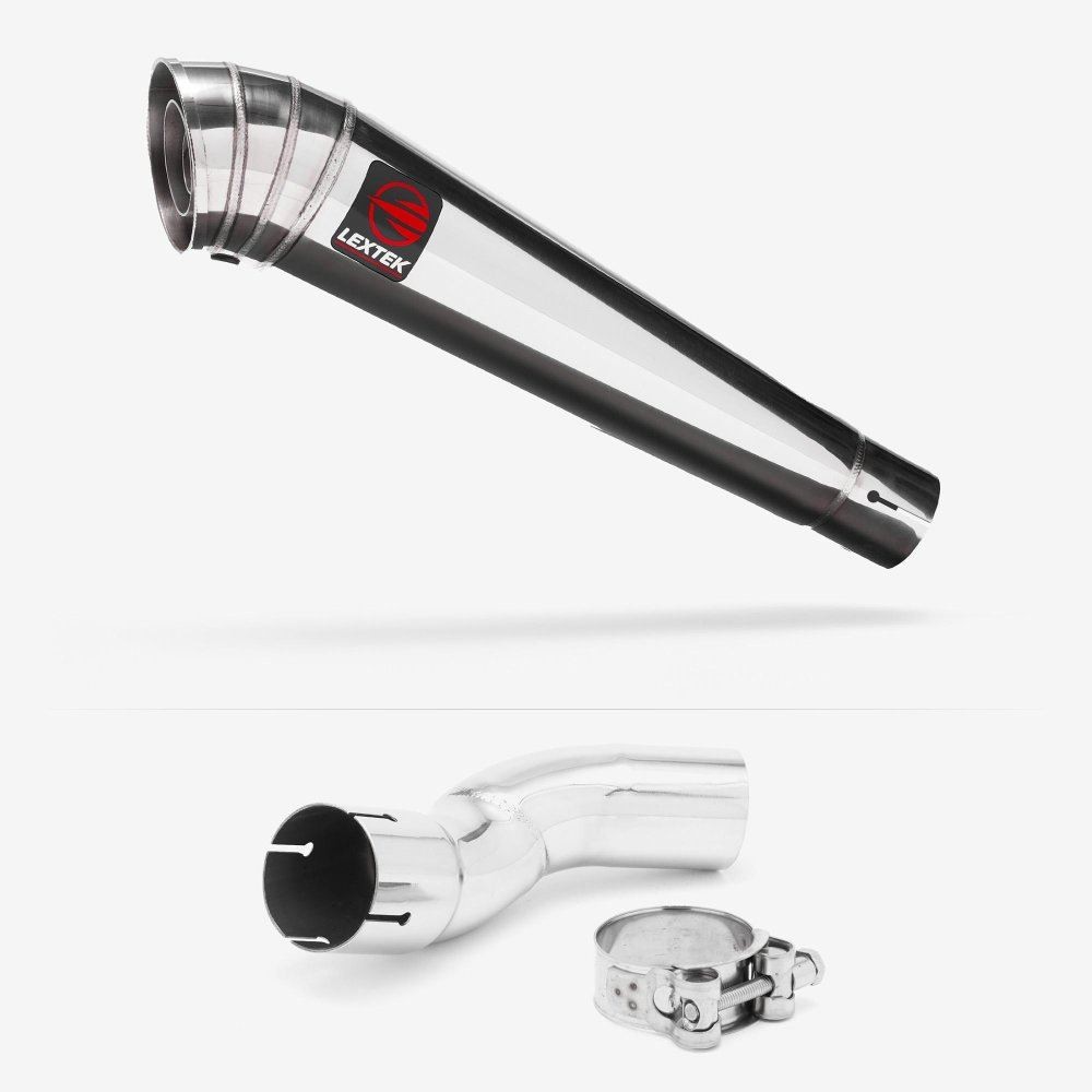 Lextek MP4 Megaphone Exhaust with Link Pipe for Kawasaki Z H2 (20-23)