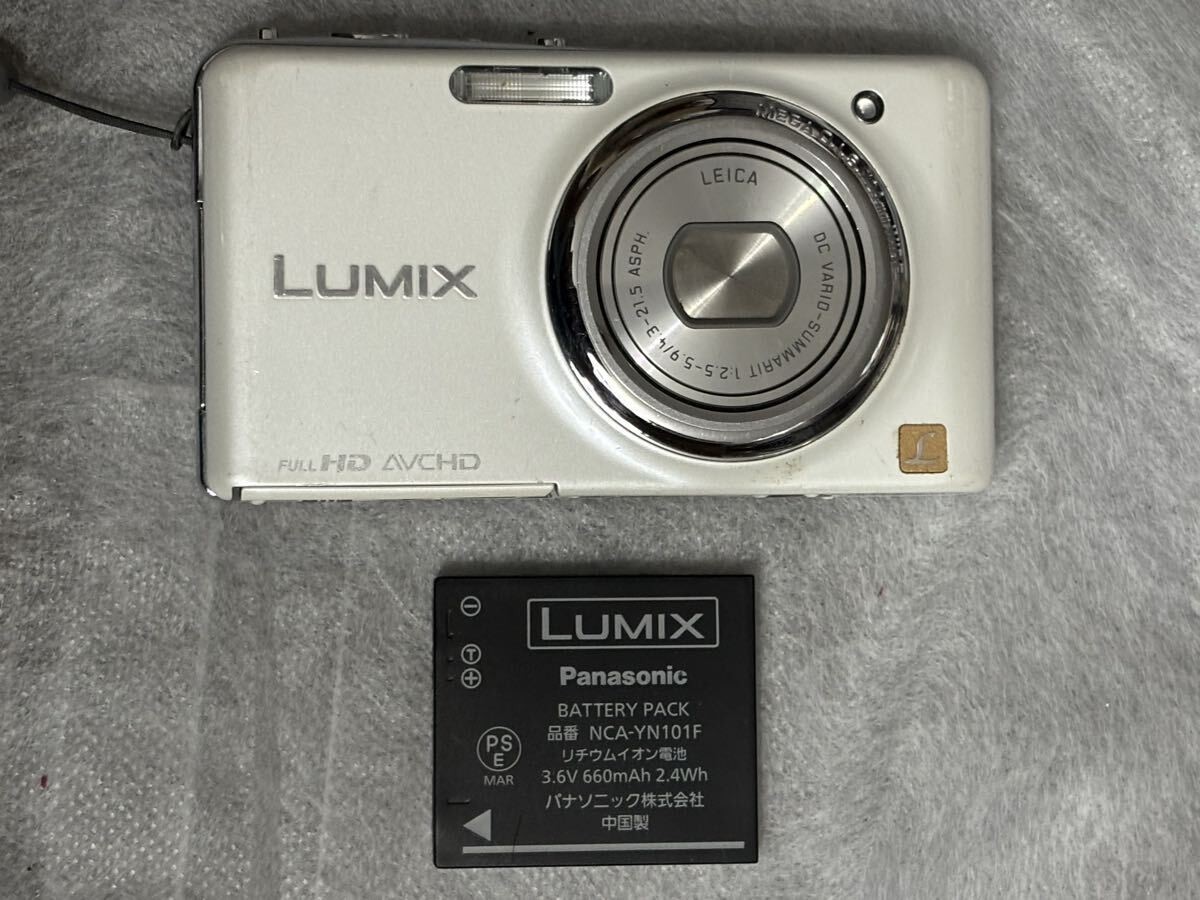 Panasonic Digital Camera Lumix Fx77 (white) Dmc-fx77-w Japan for