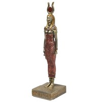 ÄGyptische Figur Nebethetepet Hathor 21 Cm Bronzefarben lachineuse Deko