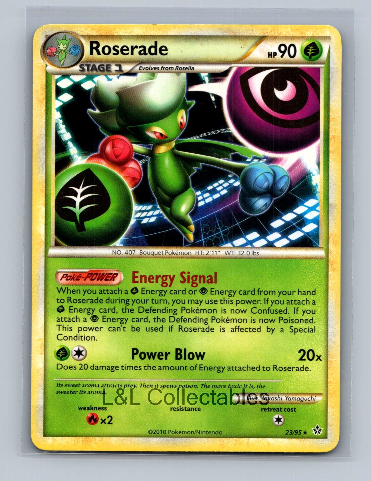 Roserade #23/95 Rare Unleashed