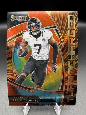 2025 Panini Select - Turbocharged Brian Thomas Jr. #24 Tie-Dye Prizm /25🔥