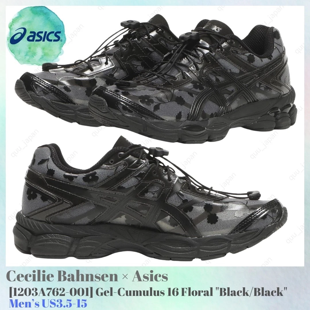 Cecilie Bahnsen x ASICS Gel Cumulus 16 Black for Sale