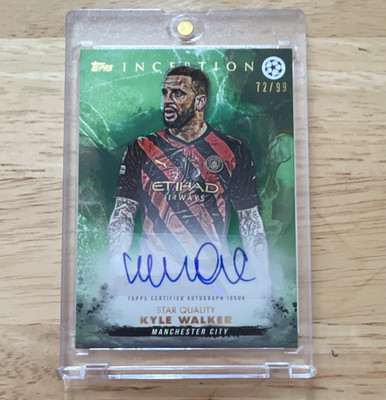 Topps Kyle Walker Autograph Manchester City Star Quality Inception 2023 72/99