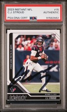 CJ STROUD SIGNED 2023 PANINI INSTANT #15 ROOKIE CARD RC PSA 10 AUTO