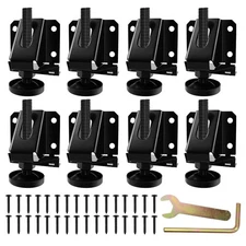 Adjustable Heavy-Duty Locking Furniture Leveling Foot Adjusters (8Pcs & 16Pcs)